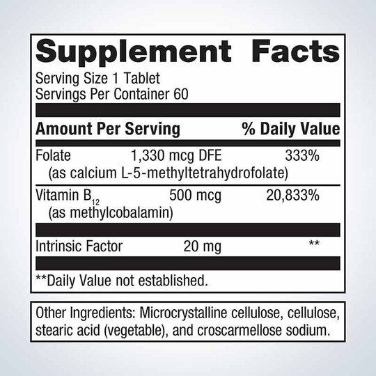 Intrinsi Vitamin B12-Folate, MGS